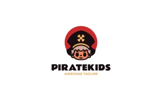 Pirate Kids Mascot Logo Design