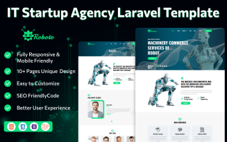 Roboto - AI and IT Startup Agency Laravel Template