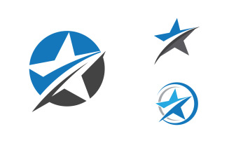 Star faster Concept Logo Illustration design template v.1