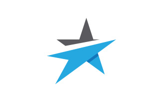 Star faster Concept Logo Illustration design template v.2