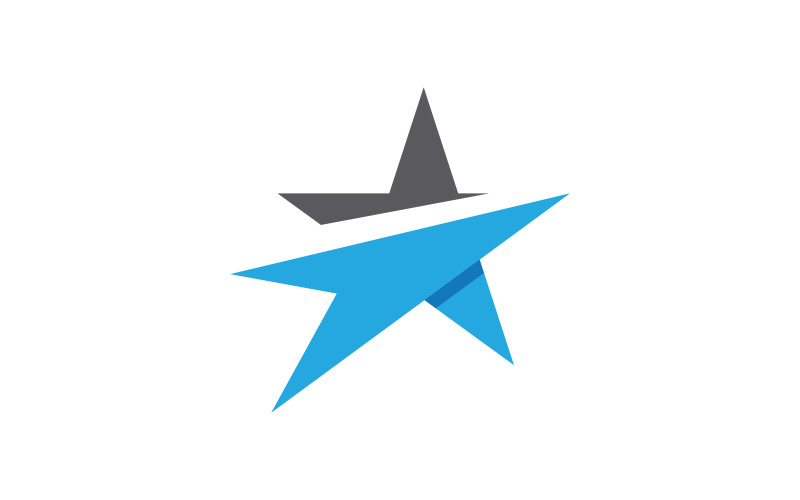 Star faster Concept Logo Illustration design template v.2 Logo Template
