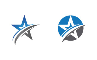 Star faster Concept Logo Illustration design template v.3