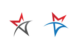 Star faster Concept Logo Illustration design template v.5