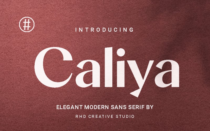 Caliya Elegant Modern Sans serif Font