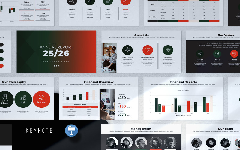 Annual Report Keynote_Presentation Keynote Template