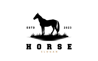 Horse Logo West Country Farm Ranch V1
