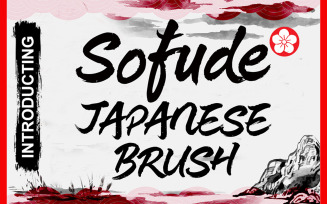 Sofude Japan Brush Font Style