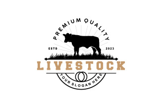 Livestock Logo Fram Garden Design V4