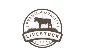 Livestock Logo Fram Garden Design V5