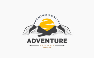 Mountain Logo Nature Landscape Vector V2
