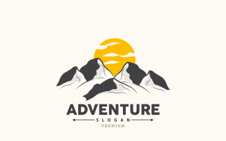 Mountain Logo Nature Landscape Vector V3