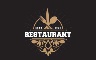 Retro Vintage Style Ornament Design TypographyV4