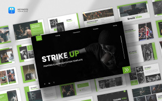 Strike Up - Boxing & Fighting Sports Keynote Template