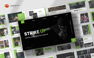 Strike Up - Boxing & Fighting Sports Powerpoint Template