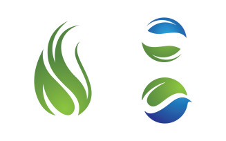 Ecology Tree vector icon illustration logo design v.12