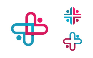 Medical Logo icon illustration vector design template v.5