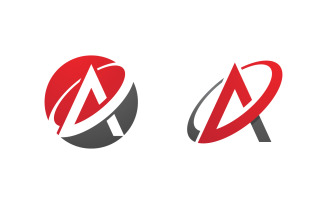 A Letter Business Concept design LogoTemplate v1.100