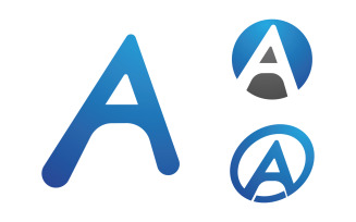 A Letter Business Concept design LogoTemplate v1.105