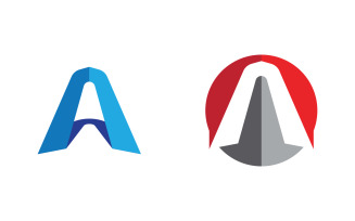 A Letter Business Concept design LogoTemplate v1.99