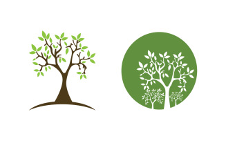 Ecology Tree vector icon illustration logo design v.9