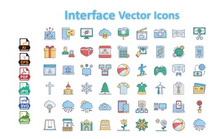 Essential Interface Icons Essential Interface Icons for Modern UI Design