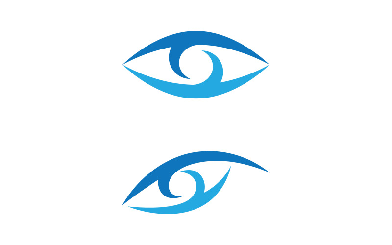 Eye clinic Healthy Care vector icon illustration design v.21 Logo Template