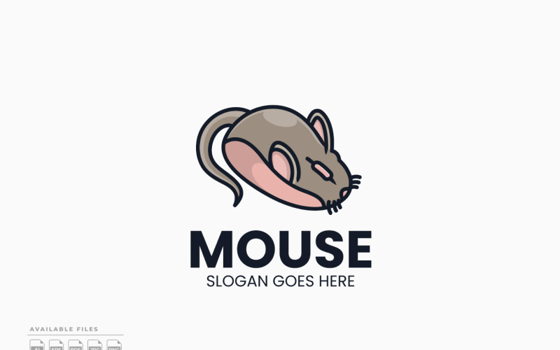 Mouse Logo Template Vector Design
