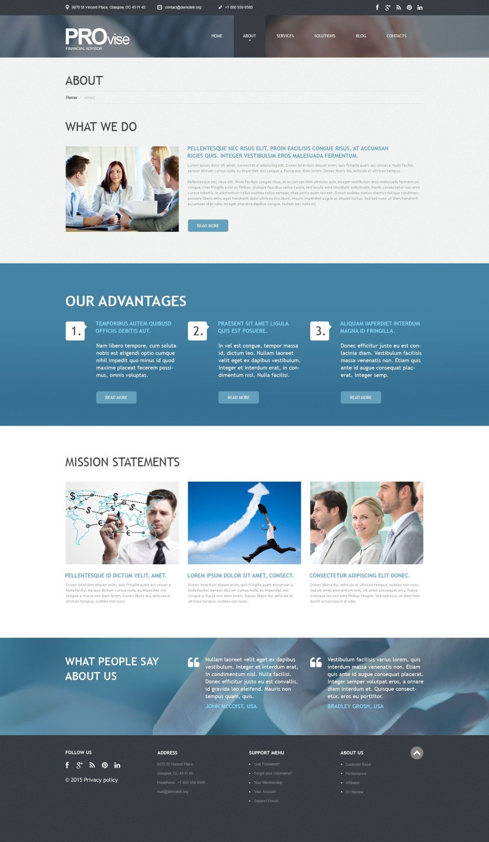 Wordpress Templates For Business Wordpress Theme Business Website ...