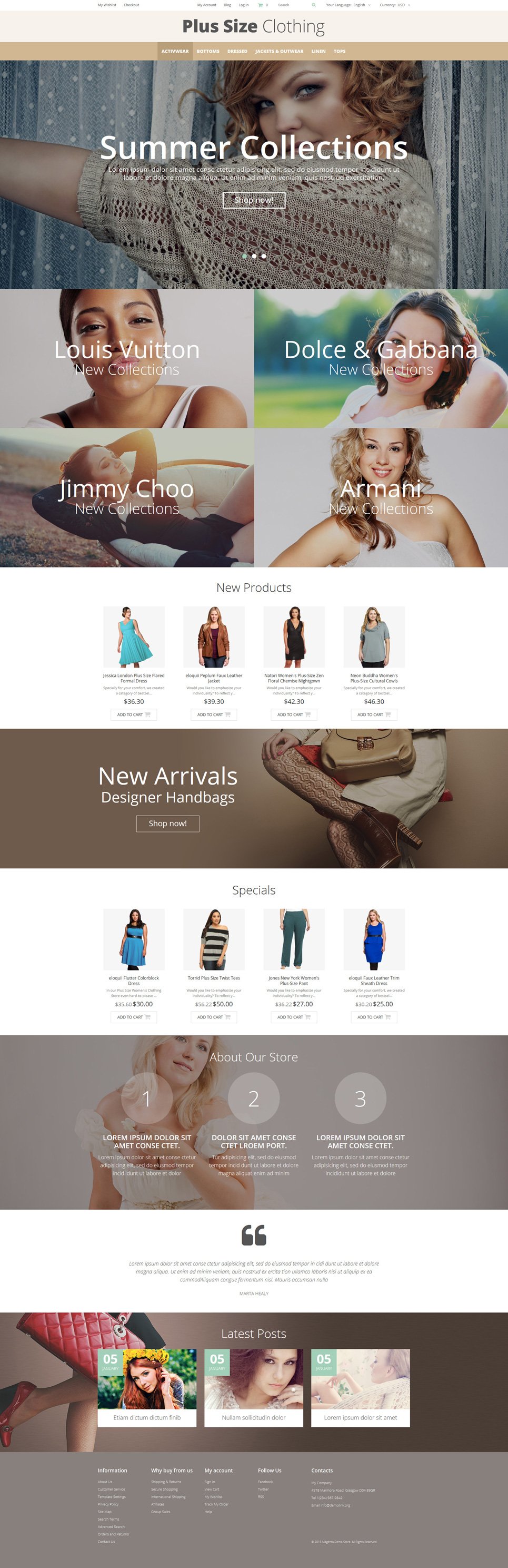 Apparel Responsive Magento Theme New Screenshots BIG