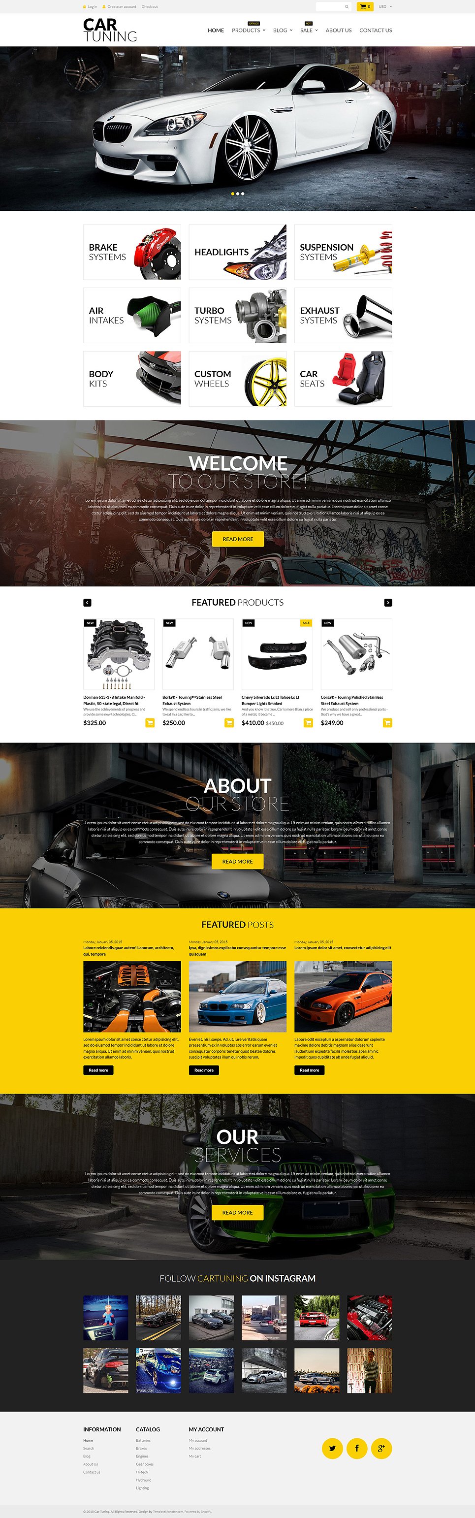 Car Tuning Shopify Theme New Screenshots BIG