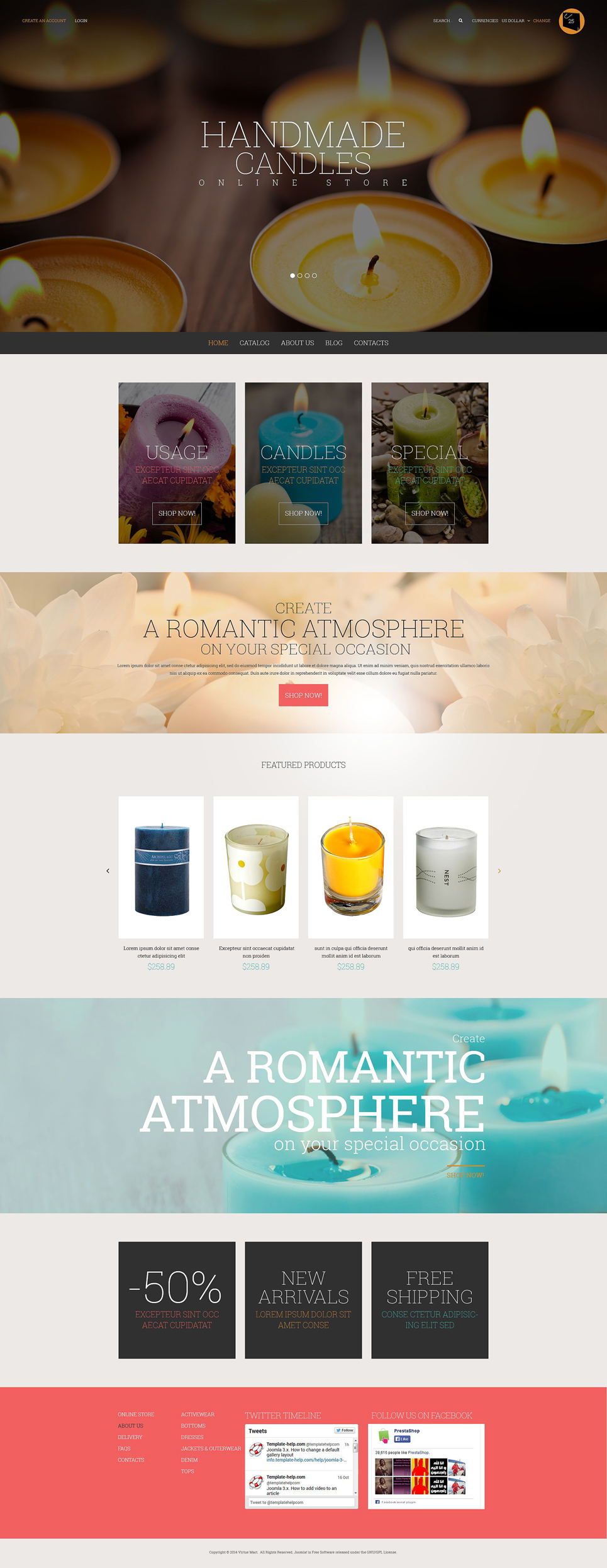 Fresh Style for Online Shop VirtueMart Template New Screenshots BIG