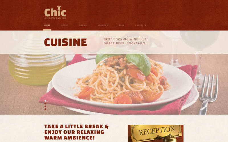 Hotel Business WordPress Theme