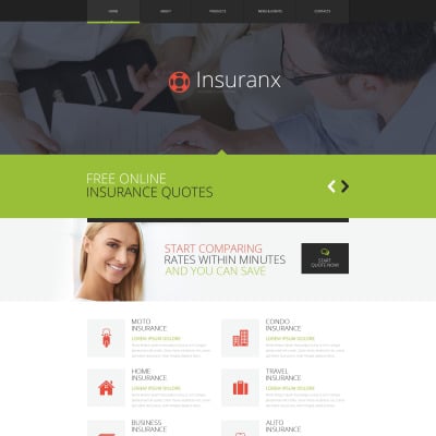 29+ Best Insurance Website Templates