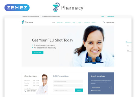 Pharmacy Medical Multipage HTML5