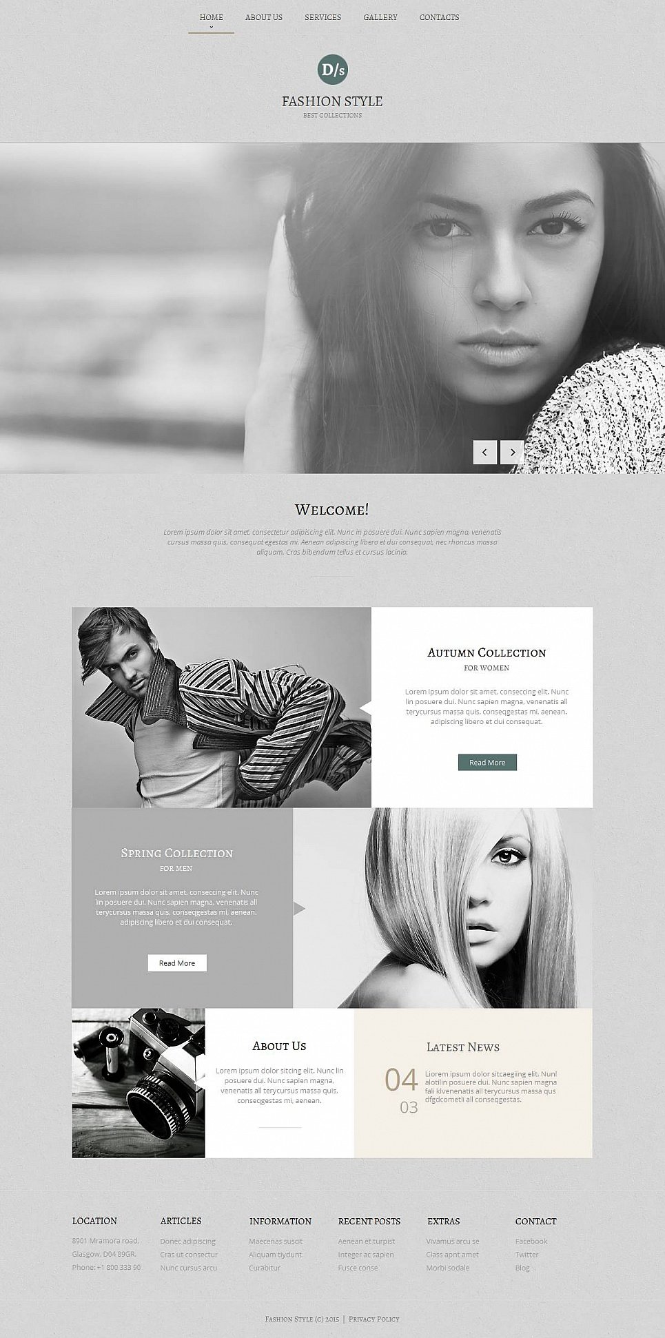 Photographer Portfolio Photo Gallery Template New Screenshots BIG