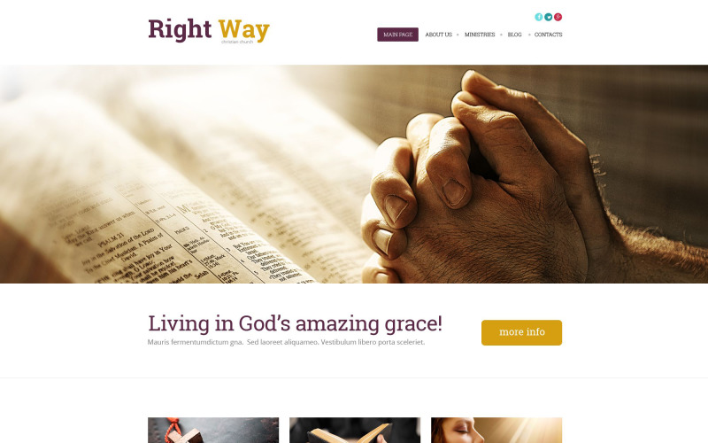 Religious WordPress Theme
