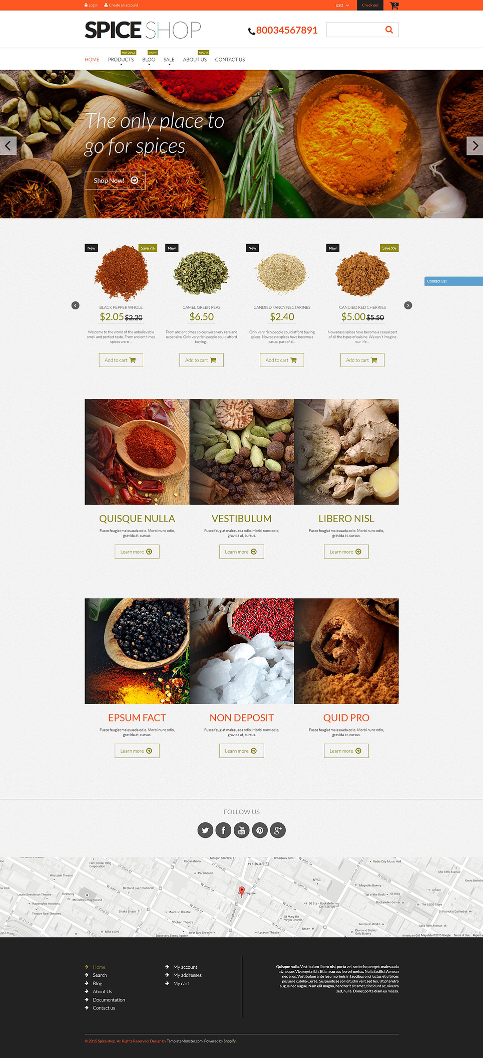 Spices for Cooking Shopify Theme New Screenshots BIG