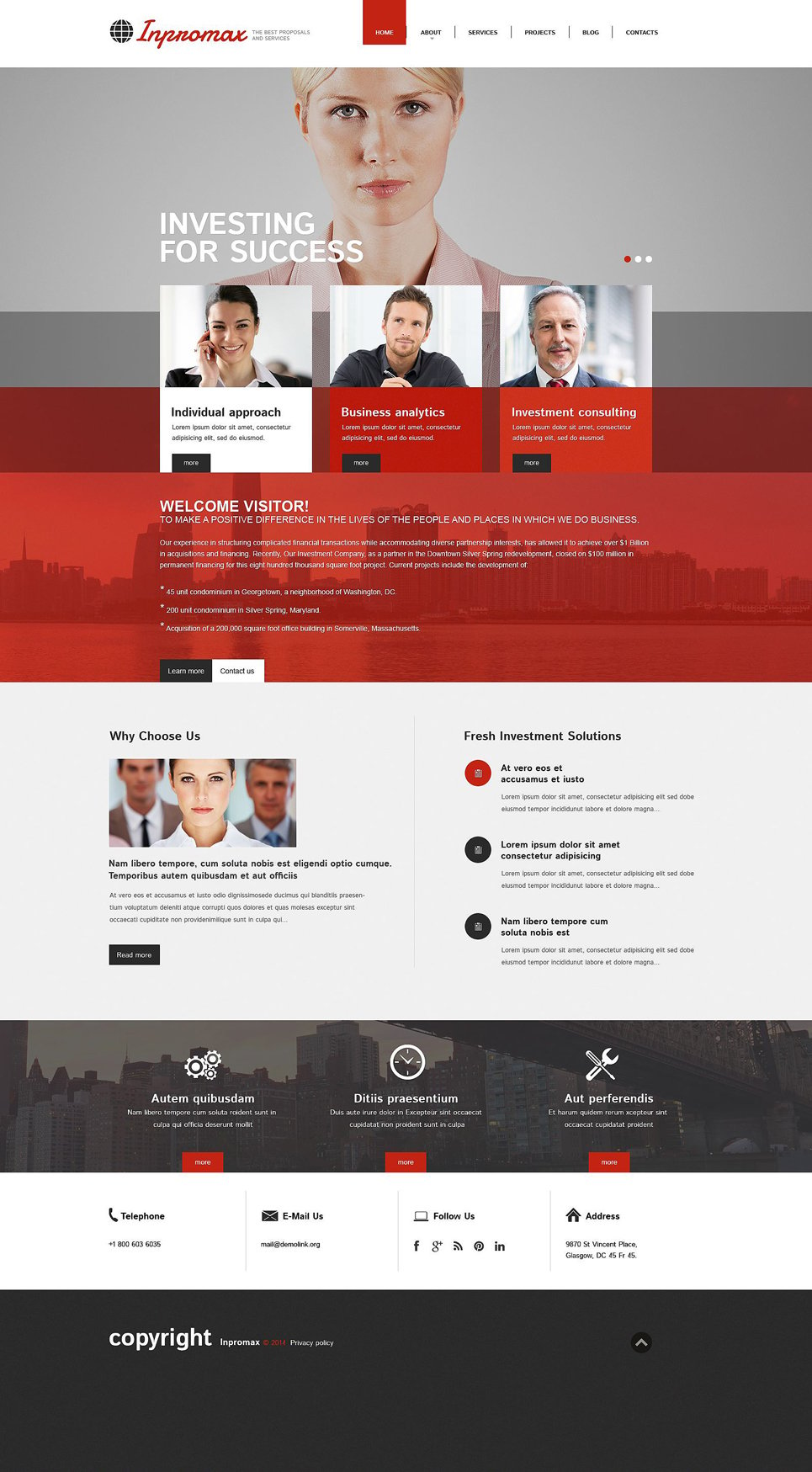 Stable Investment Company Drupal Template New Screenshots BIG