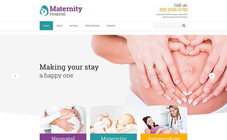 Women's Consulting Responsive Website Theme Big Screenshot Women's Consulting Website Template New Screenshots BIG