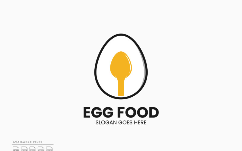 Egg Food Logo Template Vector Design