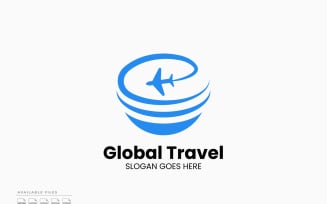 Global Travel Logo Template