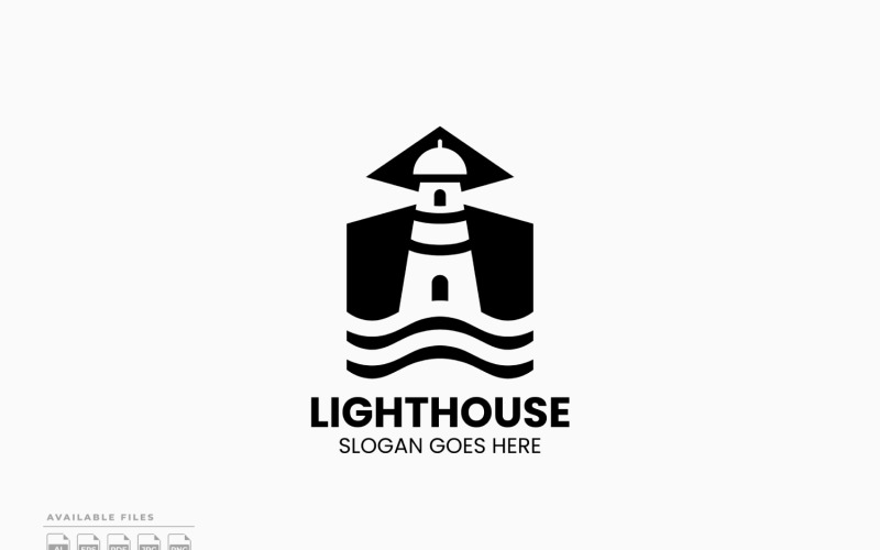 Lighthouse Logo Template Vector Design