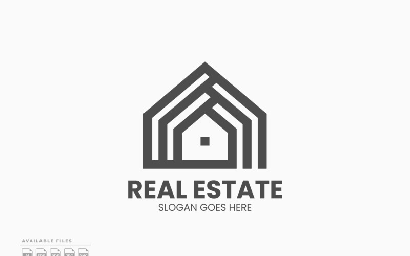 Real Estate Logo Template Vector Design