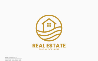 Real Estate Logo Template Vector