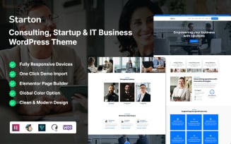 Starton - Consulting, Startup & IT Business WordPress Theme