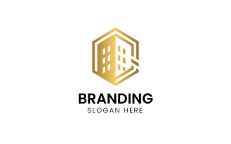 Free Real estate building logo-938