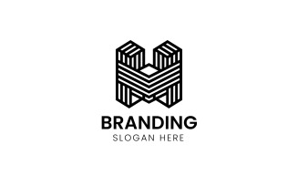 Letter H building logo-939