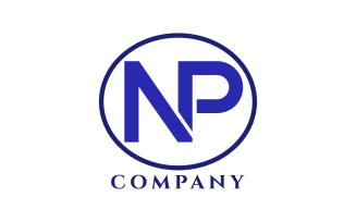 NP Letter Creative Design Logo