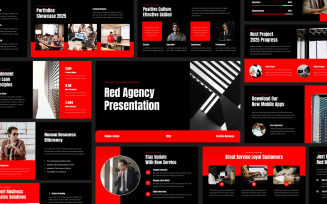 Red Agency Presentation - Google Slides