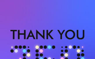 Thank you 250 followers rectangular banner